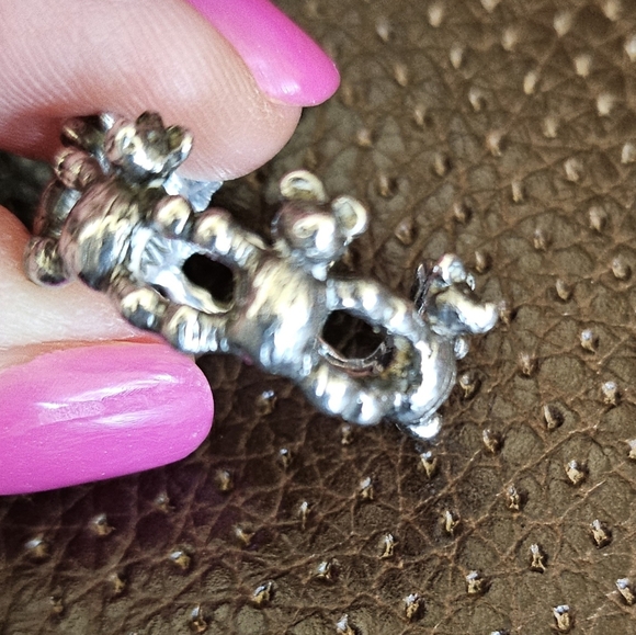 EUC Vintage Silver Teddy Bear Ring - Picture 10 of 11